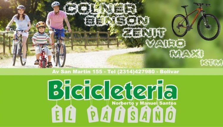 Auspiciante BICICLETERIA EL PAISANO