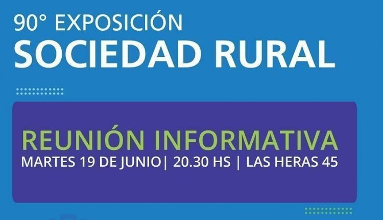 Convocatoria Rural socios Invitación reunión