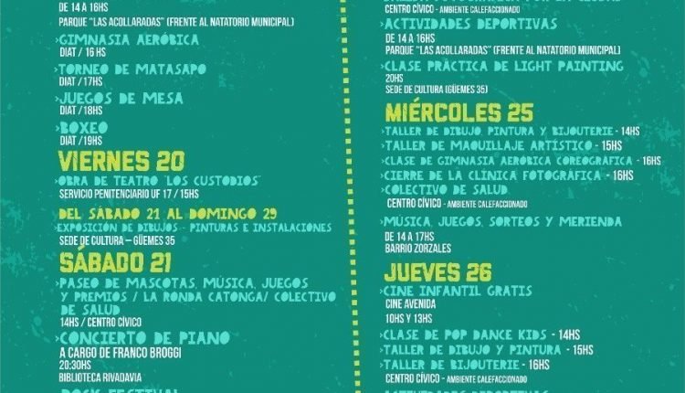 flyer programa vacaciones