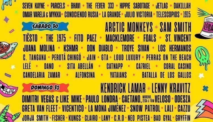 lolla 2019 lineup poster por dia 4671ac46