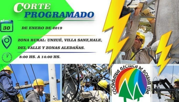 CORTE PROGRAMADO 30 01 2019